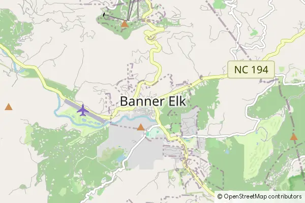 Mapa Banner Elk