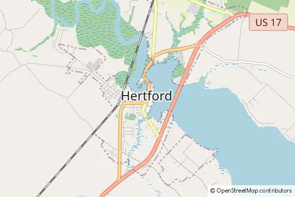 Mapa Hertford