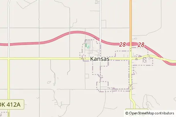 Mapa Kansas