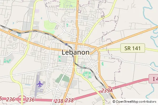 Mapa Lebanon