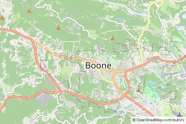 Mapa Boone