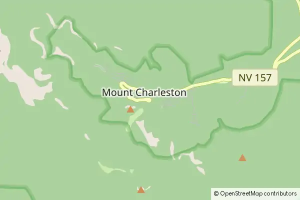 Mapa Mount Charleston