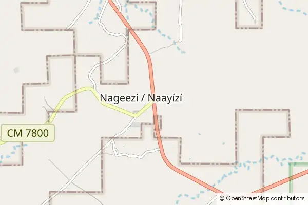 Mapa Nageezi