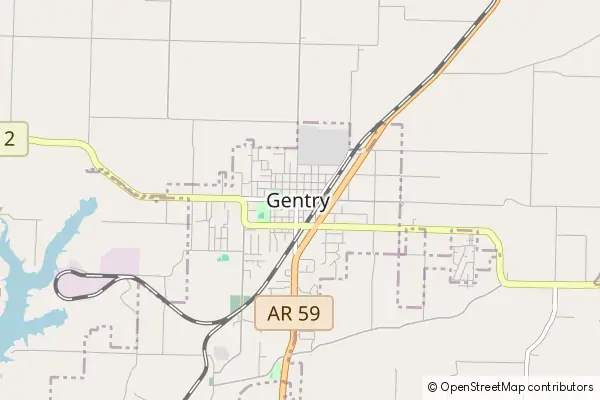 Mapa Gentry