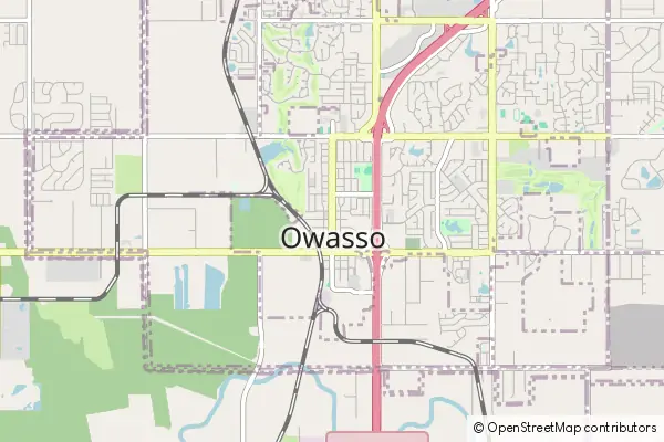 Mapa Owasso