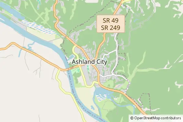 Mapa Ashland City