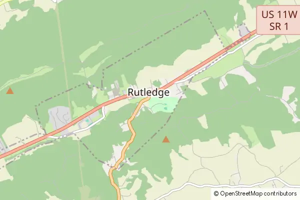 Mapa Rutledge