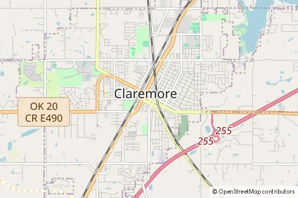 Mapa Claremore