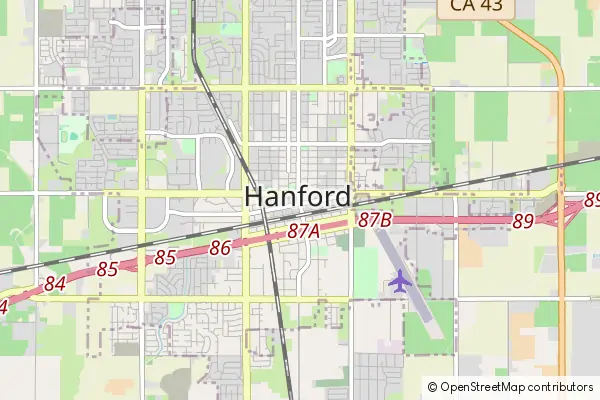 Mapa Hanford