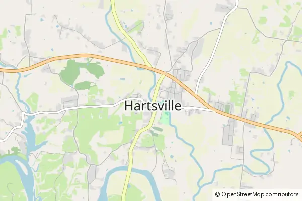 Mapa Hartsville