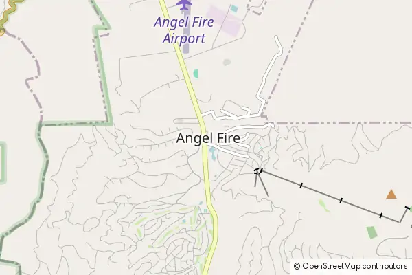 Mapa Angel Fire