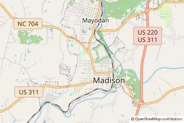 Mapa Madison