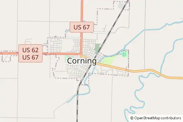 Mapa Corning