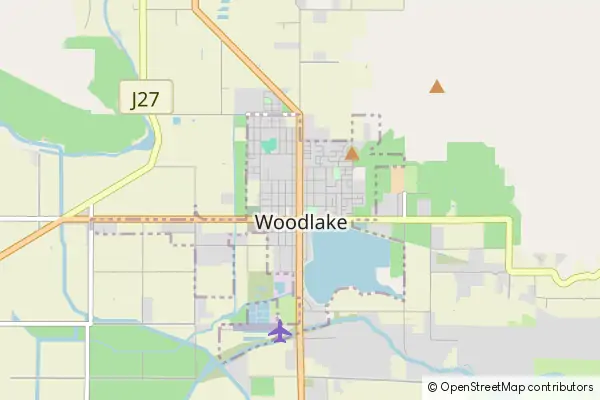 Mapa Woodlake