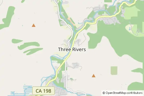 Mapa Three Rivers