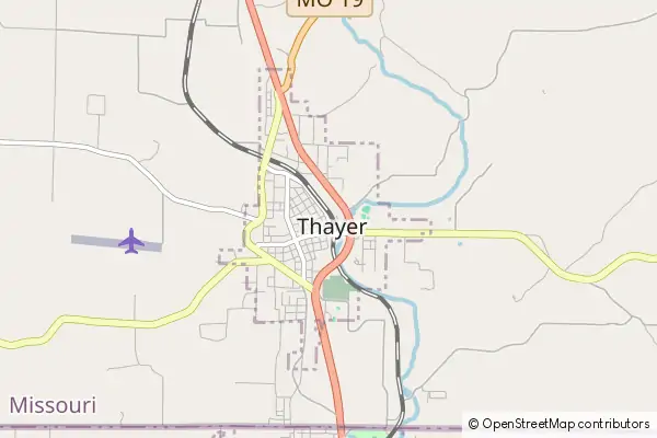 Mapa Thayer