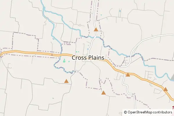 Mapa Cross Plains