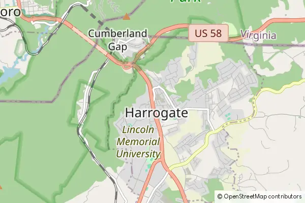 Mapa Harrogate