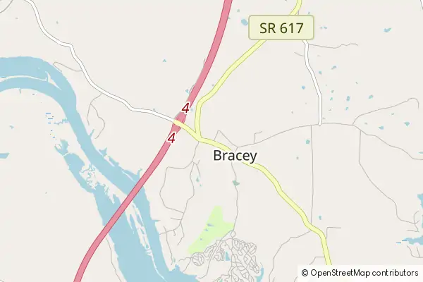 Mapa Bracey