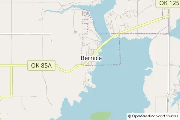 Mapa Bernice