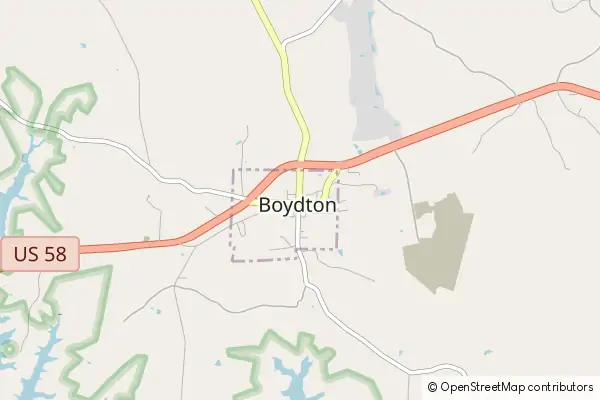 Mapa Boydton