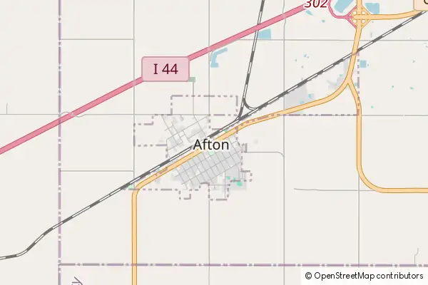 Mapa Afton