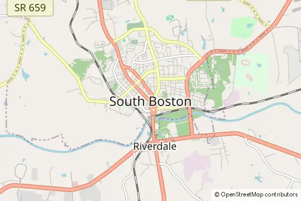 Mapa South Boston