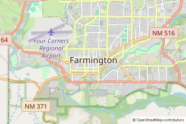 Mapa Farmington