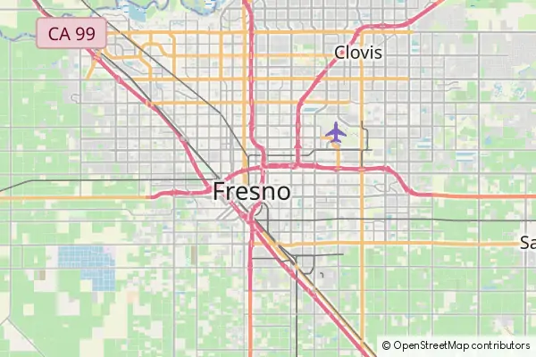 Mapa Fresno