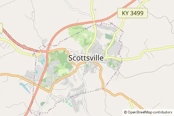 Mapa Scottsville