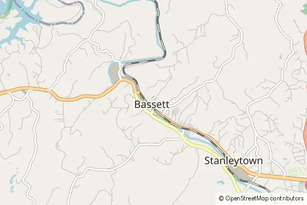 Mapa Bassett