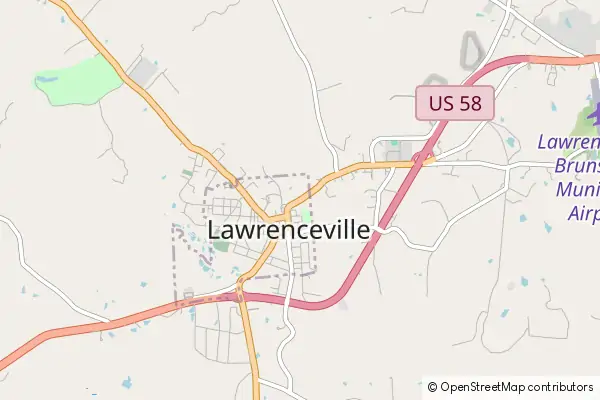 Mapa Lawrenceville