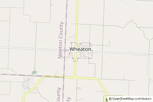 Mapa Wheaton