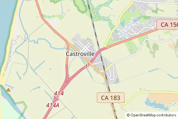 Mapa Castroville