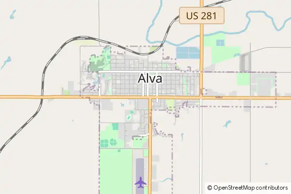 Mapa Alva