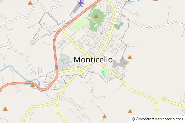 Mapa Monticello