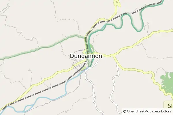 Mapa Dungannon