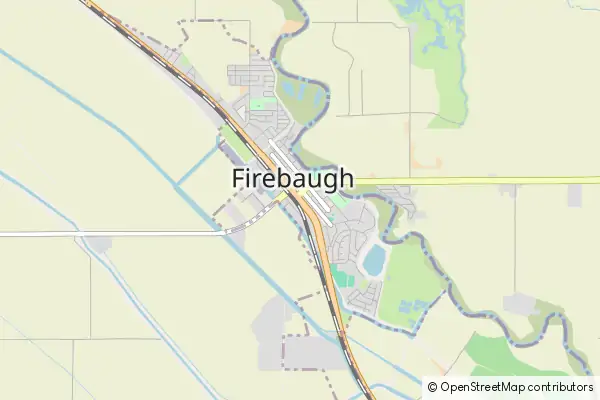 Mapa Firebaugh