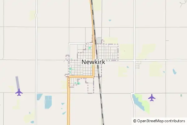 Mapa Newkirk