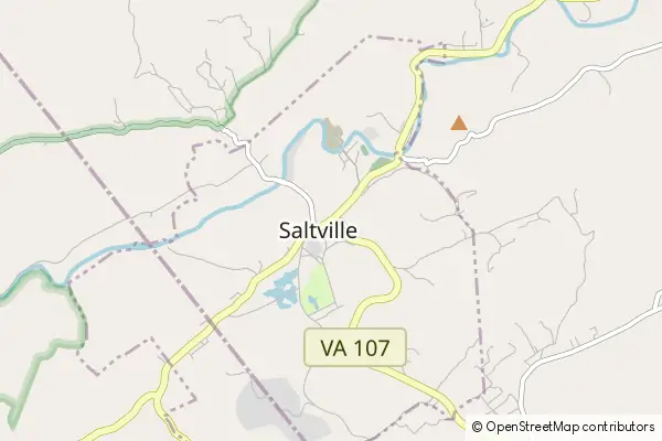 Mapa Saltville