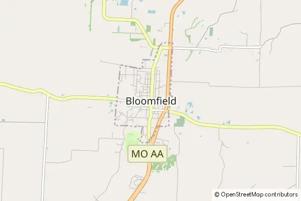 Mapa Bloomfield