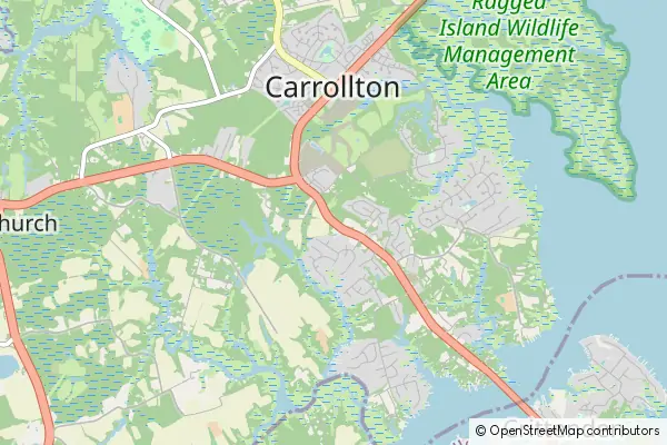 Mapa Carrollton