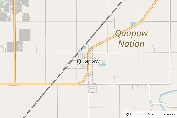 Mapa Quapaw