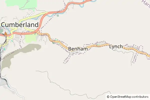 Mapa Benham