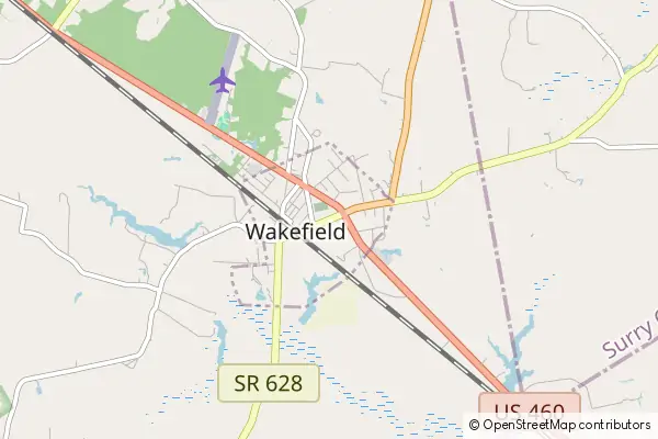 Mapa Wakefield