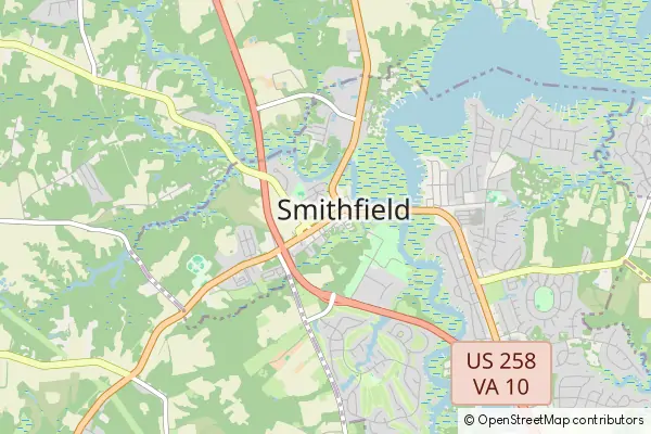 Mapa Smithfield