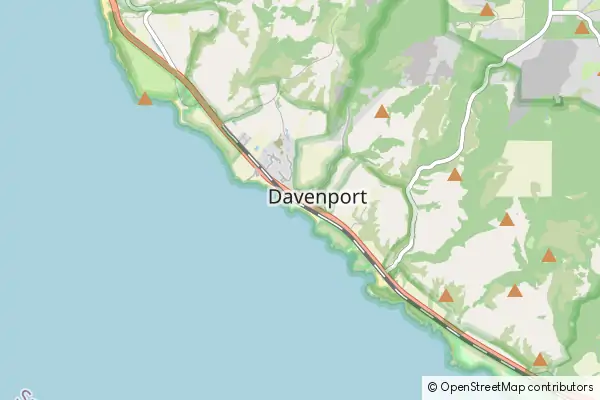 Mapa Davenport