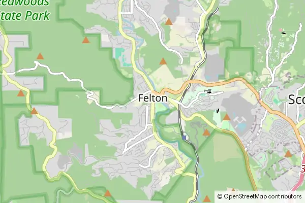 Mapa Felton