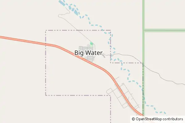 Mapa Big Water