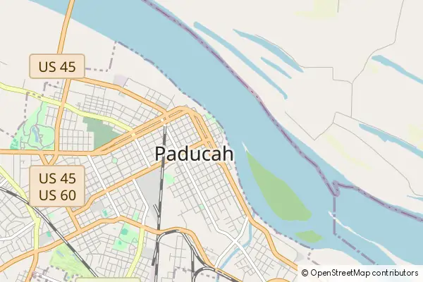 Mapa Paducah